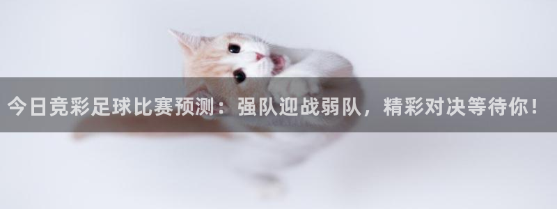 今日竞彩足球比赛预测：强队迎战弱队，精彩对决等待你！
